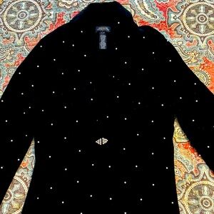 Womens Jones New York Signature black cardigan